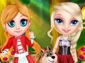 Игра Малышка Эльза и Красная шапочка онлайн