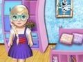 Игра Малышка Эльза украшает школу онлайн