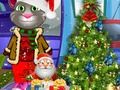 Игра Говорящий Том: Время Рождества  онлайн