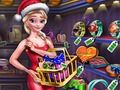 Игра Ледяная королева покупает рождественские подарки онлайн