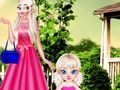 Игра Мама Эльза и малыш Фотосессия онлайн