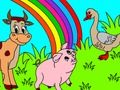 Игра Раскраска животных на ферме онлайн
