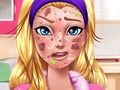 Игра Проблема с лицом Барби  онлайн