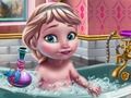 Игра Малышка Ледяная королева: развлечения в душе онлайн