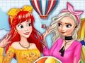 Игра Модные принцессы и фестиваль воздушных шаров онлайн