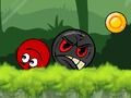 Игра Геройские приключение шара: красный отскок онлайн Игра Геройские приключение шара: красный отскок онлайн