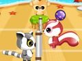 Игра Еноты играют в мяч онлайн