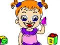Игра Назад в школу: Окраска куколки онлайн
