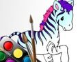 Игра Забавная книжка-раскраска животных онлайн