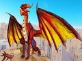 Игра Монстр дракон разрушает город онлайн
