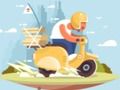 Игра Городской скутер: Пазлы онлайн