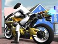 Игра Мотоциклист едет по шоссе онлайн Игра Мотоциклист едет по шоссе онлайн
