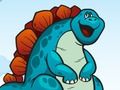 Игра Дино цвет делюкс онлайн