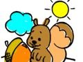 Игра Книжка-раскраска белки онлайн