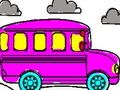 Игра Школьный автобус: Книжка раскраска онлайн