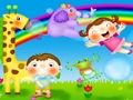 Игра Мультяшный жираф Пазл онлайн