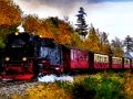 Игра Старые поезда Пазл онлайн
