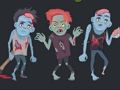 Игра Зомби и скелеты: Раскраска онлайн