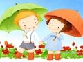 Игра Детский день Мультики Пазл онлайн
