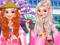 Игра  Поездка принцесс в Японию онлайн