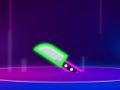 Игра Летающий неоновый нож онлайн
