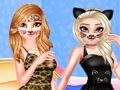 Игра Модная вечеринка принцессы в стиле животных онлайн