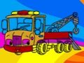 Игра Эвакуаторы раскраска онлайн