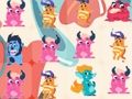 Игра Модные монстры Матч 3 онлайн