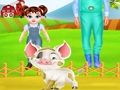 Игра Малышка Тейлор на ферме заботится о животных онлайн
