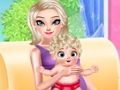 Игра Ледяная принцесса Ребенок родился онлайн