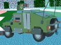 Игра Пиксельный военный автомобиль онлайн
