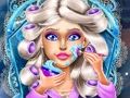 Игра Настоящий макияж Снежной королевы онлайн