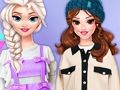 Игра Эстетика зимней Уличной Одежды онлайн