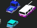Игра Кубические автомобили на шоссе онлайн