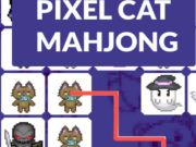 Игра Пиксельный кот Маджонг онлайн