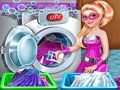 Игра Стирка накидок супер Куклы онлайн