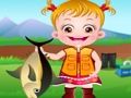 Игра Малышка Хейзел на рыбалке онлайн