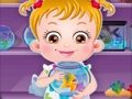 Игра Малышка Хейзел Золотая рыбка онлайн