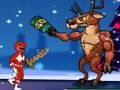 Игра Могучие рейнджеры: Рождественский забег онлайн Игра Могучие рейнджеры: Рождественский забег онлайн