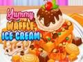 Игра Вкусные вафли с мороженым онлайн Игра Вкусные вафли с мороженым онлайн