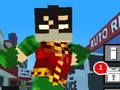 Игра  Юные титаны вперёд: Майнкрафт подростковый бегун 3d онлайн
