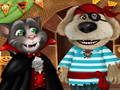 Игра Говорящий кот Том и Анджела Хэллоуин вечеринка онлайн