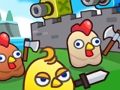 Игра Объединить пушки: Защита от куриц онлайн