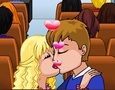 Игра Поцелуй в желтом автобусе онлайн