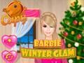 Игра Зимний гламур Барби онлайн