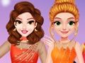 Игра Принцессы катаются на коньках: Одевалка онлайн