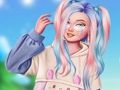 Игра Мой зимний образ в стиле каваи онлайн