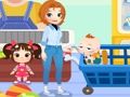 Игра Симпатичные семейные покупки онлайн