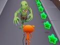 Игра Бег сердитого кота: Аллея зомби онлайн