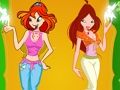 Игра Феи Винкс: Блум и Флора одеваются онлайн
